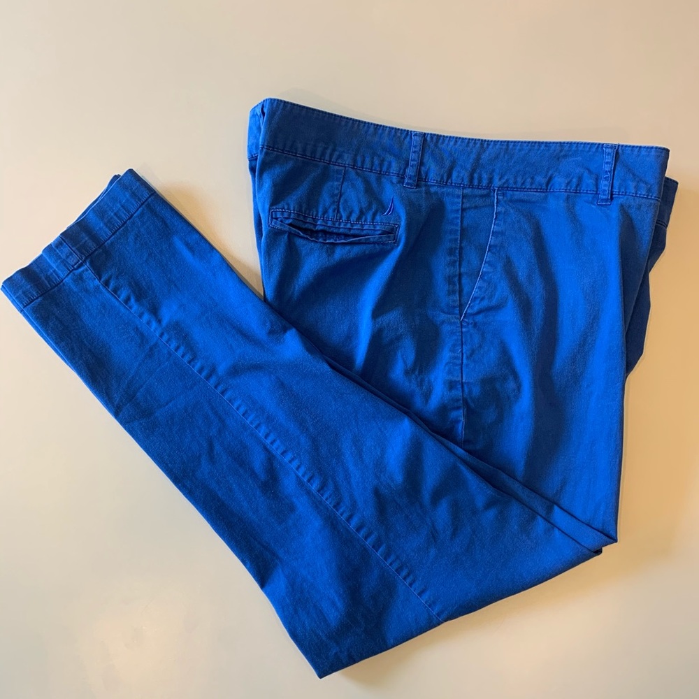 Nautica Pants 98% Cotton 2% Spandex Women Size 10